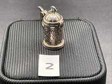 Sterling Anhänger Charivari Charms Kettenanhänger 925 Silber - Beweglich kurios