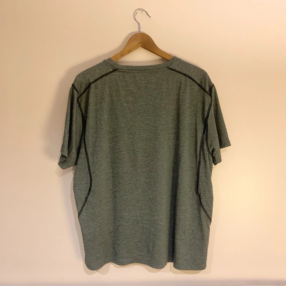 Exertek Men’s Active T-shirt Performance Wicking Fabric Dark Gray XXL EUC OBO - Image 4 of 4