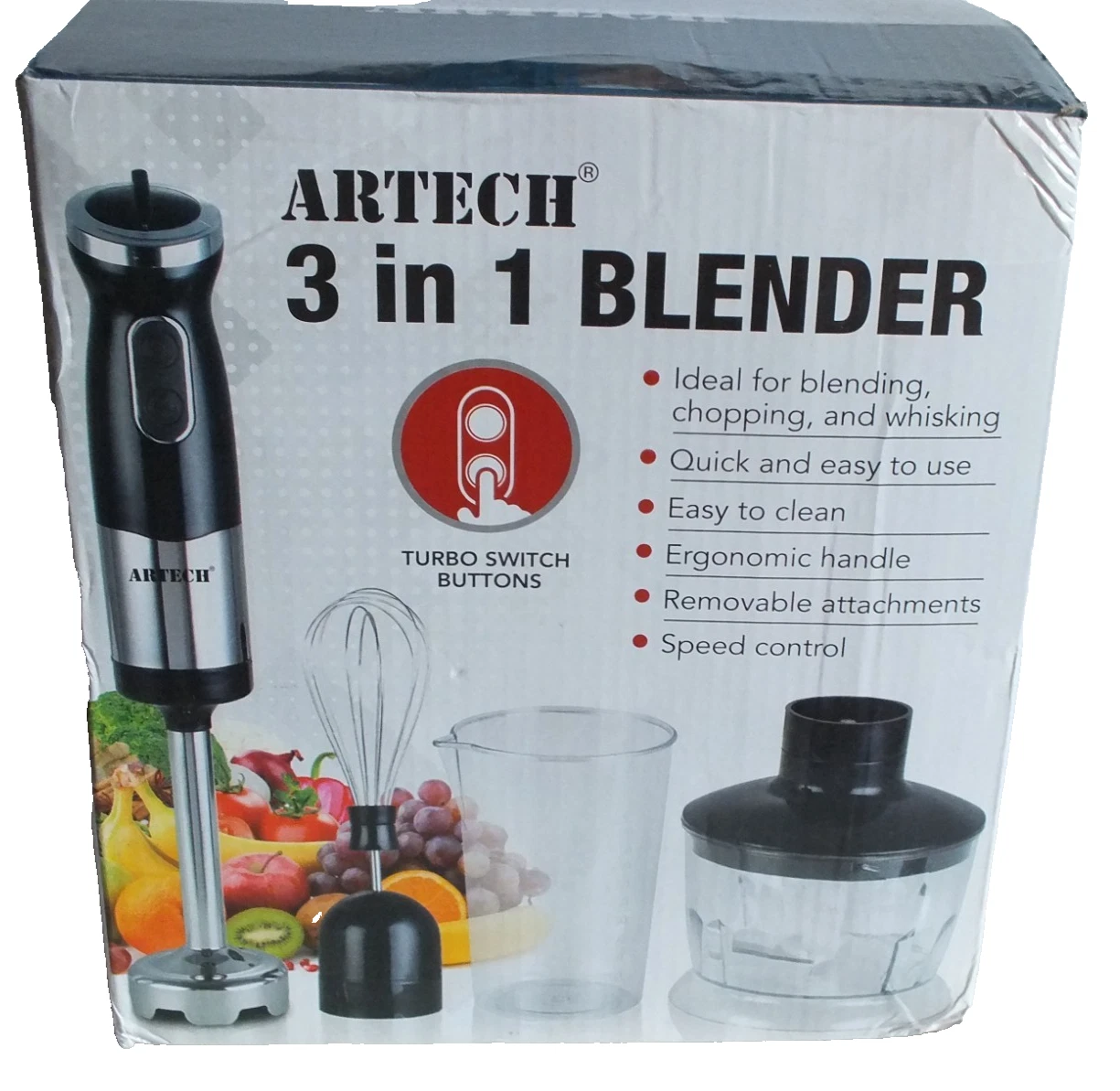 30% off Sale-3 in 1 Kitchen Hand Blender by Artech - Brand new in original box
Opens in a new window