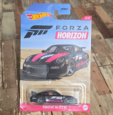 Hot Wheels Forza Horizon Porsche 911 GT3 RS Rennfahrzeug 1:64 (GYN22)