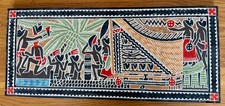 Palau Storyboard by Ngiraibuuch Skedong from the mid 1970&rsquo;s - 22&rdquo;x10&rdquo; Signed