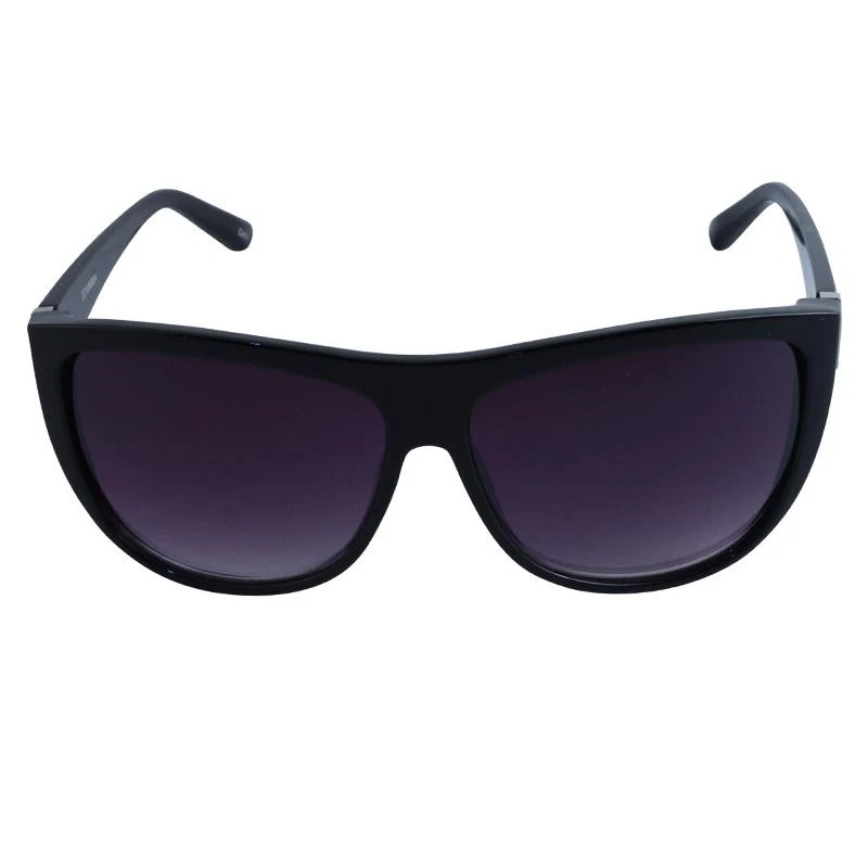 Lunettes de soleil rétro Rondes au bord XL rayées noir & blanc - Photo 1/1