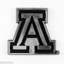 ARIZONA WILDCATS NCAA CHROME AUTO CAR STICKER DECAL EMBLEM MADE IN USA