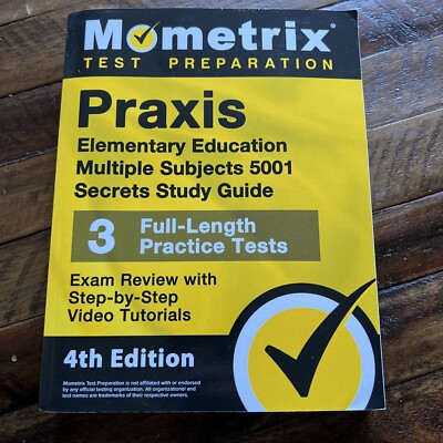 Praxis Elementary Education Multiple Subjects 5001 Secrets Study Guide - 3...