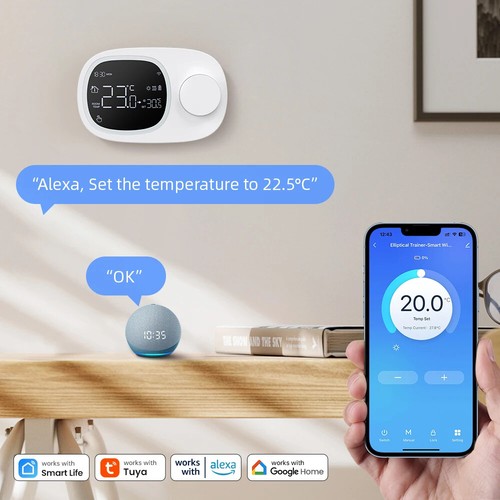 Controlador de temperatura de caldera de gas de agua/refrigeración WiFi, termostato inteligente - Imagen 10 de 25