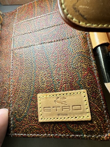 ETRO Agenda Schedule book Cover Paisley Brown ORIGINAL BOX SOLD AS IS - Picture 14 of 20