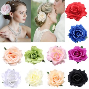 Détails Sur Demoiselle Dhonneur Mariée Fleur Rose Pince à Cheveux Mariage De Broche