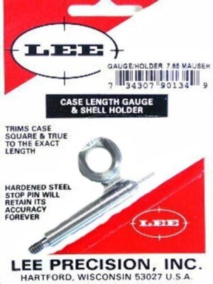 Lee Precision 7.65 Mauser Gauge/Holder