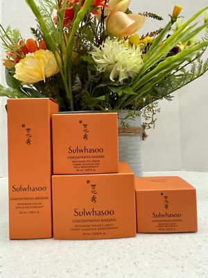 Sulwhasoo Concentrated Ginseng Renewing Cream/Serum for Anti-Aging (U Pick) NIB
