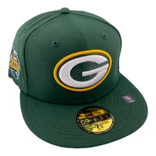 New Era Green Bay Packers Super Bowl XXXI Patch Green/Grey UV 59Fifty Fitted Hat