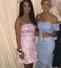 ASOS Floral Mini Pink Dress