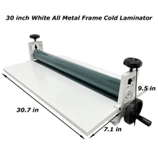 Intbuying 29.5" Manual Cold Roll Laminator Machine Office Equipment