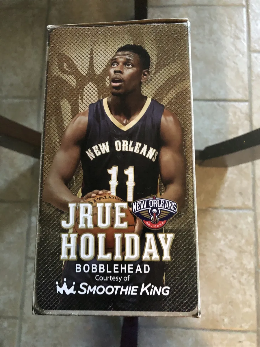JRUE HOLIDAY Bobblehead, New Orleans Pelicans, Great Collectible Original  Box