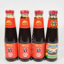 4 Lee Kum Kee PANDA BRAND & PREMIUM OYSTER SAUCE 9 oz bottle 01/03/2026+