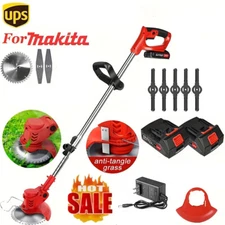 1000W Cordless WeedEater Electric Lawn Mower Lawn Edger Grass String Trimmer