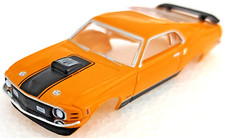 70 Ford Mustang MACH 1 Orange JL TJet HO Slot Car BODY for AURORA autoworld DASH