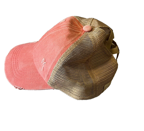 CC Exclusives Hat Pink Youth Girls Adjustable Baseball Cap Farming Rips Barn - Picture 2 of 9