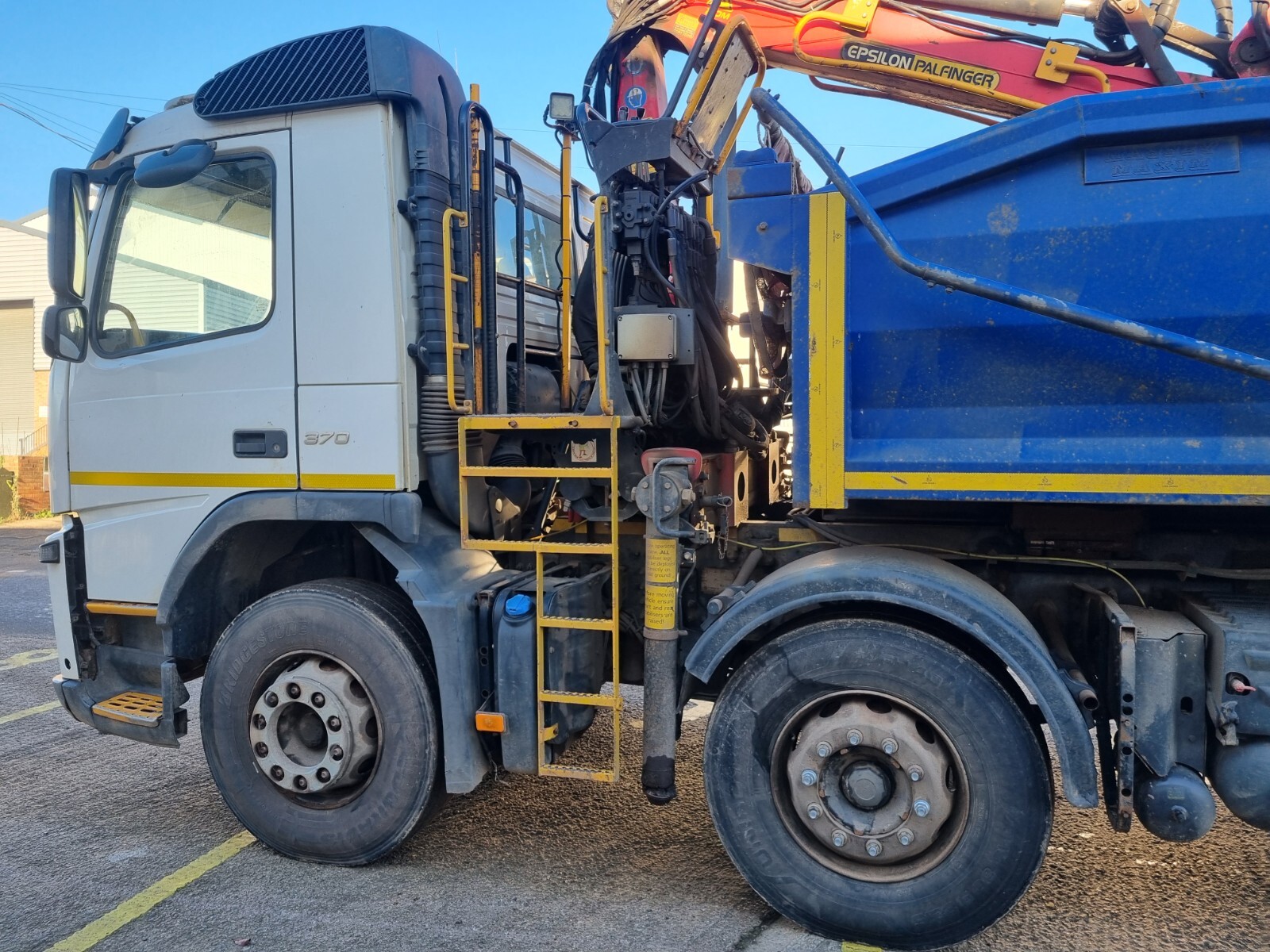 Volvo Fm Grab Truck with Epsilon crane eBay