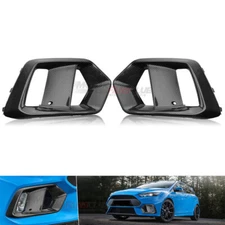 For Ford Focus RS 2016 2017 2018 Carbon Fiber Front Fog Lights Frame Replacement