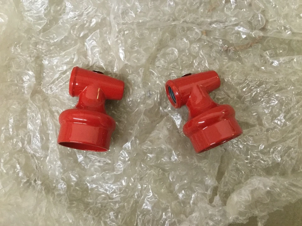 ELJER 558-4210-11 MINI GRIFO LAVABO AMPLIO, ROJO/CROMO PULIDO Foto 2 de 4