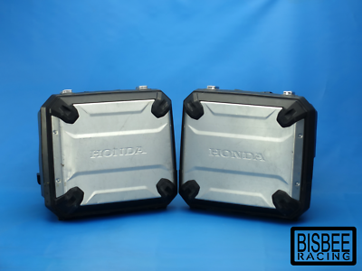 Honda OEM 16-19 AFRICA TWIN 1000 SADDLEBAGS PANNIERS WITH KEY