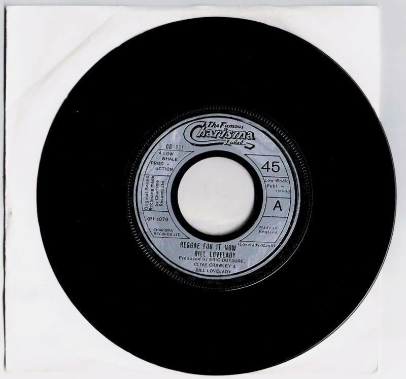 Bill Lovelady Reggae For It Now 45 rpm  B Reggae For Strings British Pressing