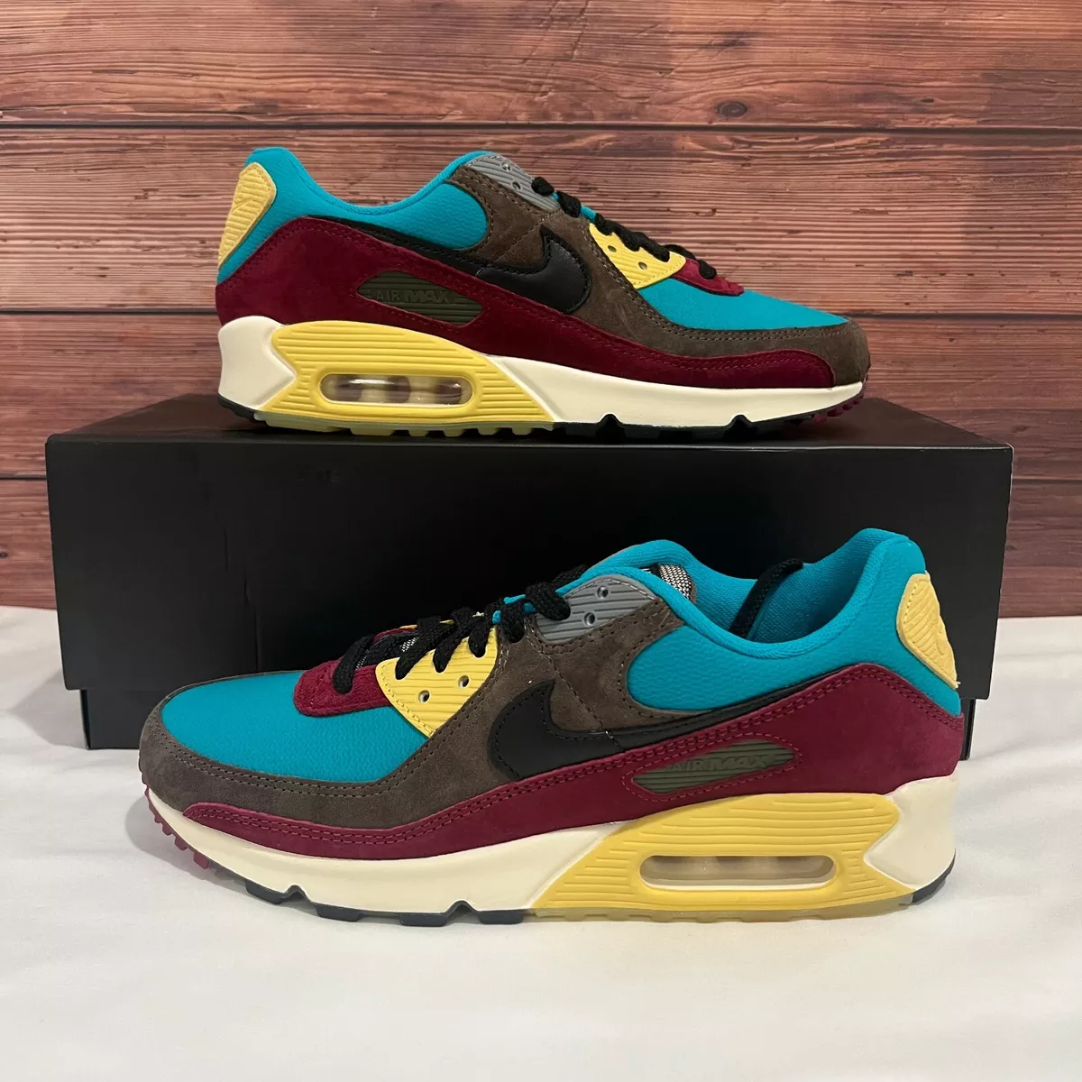 Nike Air Max 90 NRG Ridgerock Turbo Green Athletic Sneakers DC6083-200 |  eBay