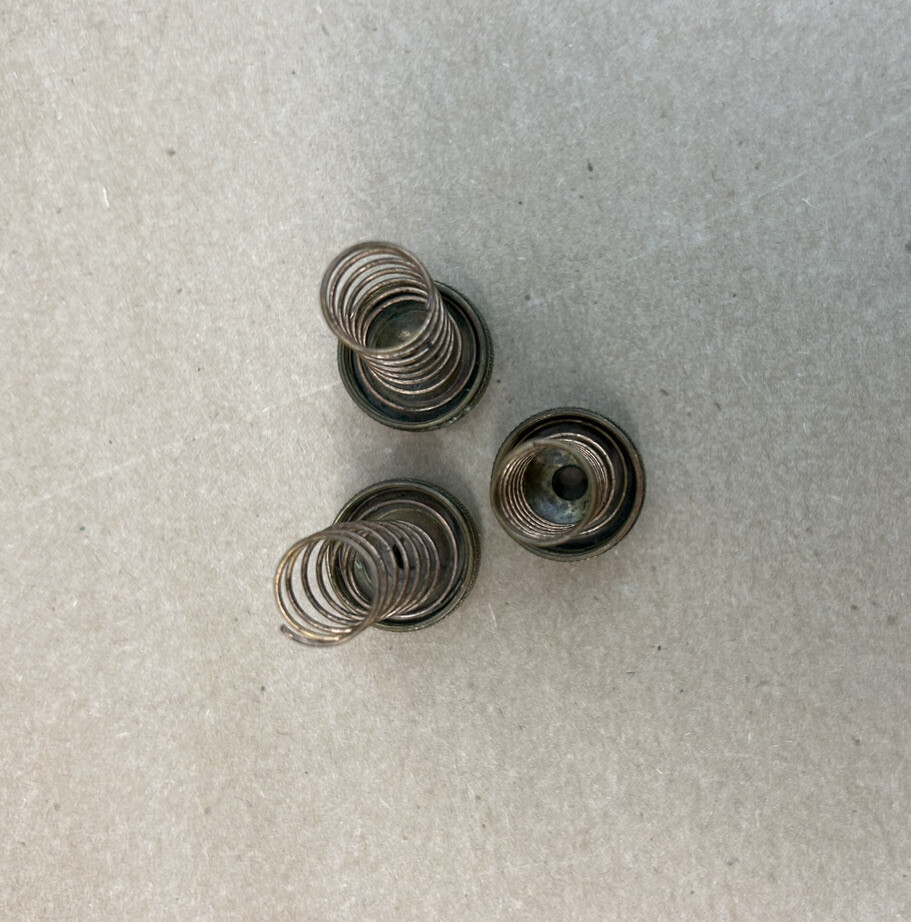 1930's The Buescher  LP 232 Trumpet Valve Bottom Caps