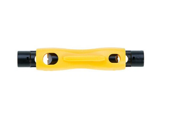 CATV Coaxial Cable Stripper Coax Wire Stripping Tool 2 Blades for RG6 RG59 RG11 - Image 2 of 2