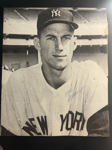 Mel Stottlemyre Signed Photo JSA LOA 8x10 New York Yankees