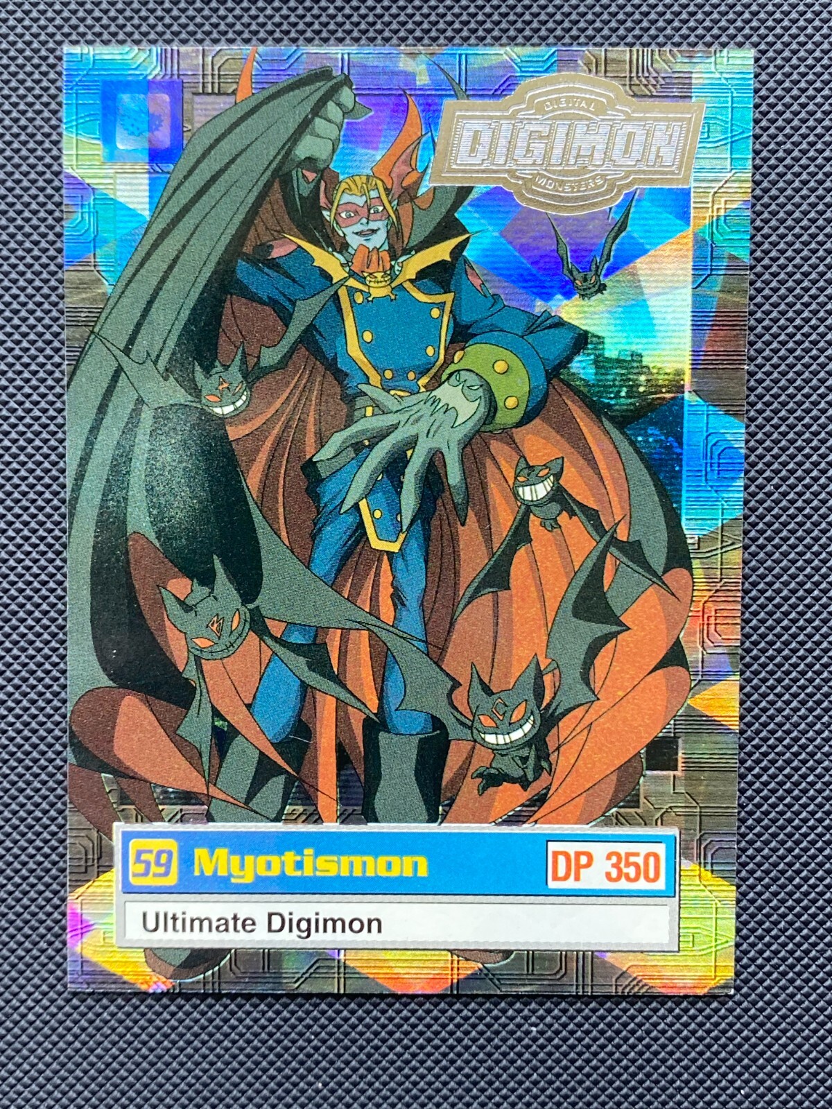 HOLO #59 Myotismon DP 350 16 of 32 Digimon Animated Series Upper Deck 2000