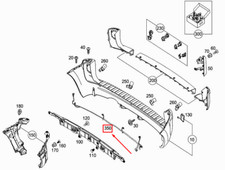 MB Citan W415 Verkabelung f&uuml;r Hecksto&szlig;stange Einparkhilfe A4155403205teil