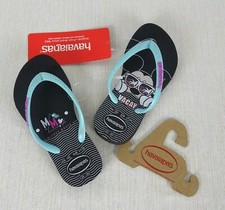 Havaianas Disney Mickey Mouse Vacay Flip Flops Sandals Kids Youth USA 10C New