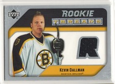2005-06 Upper Deck Hockey Kevin Dallman Rookie Threads RT-KD