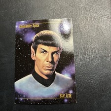B11s Star Trek Master Series 1993 Skybox #02 Commander Spock Leonard Nimoy