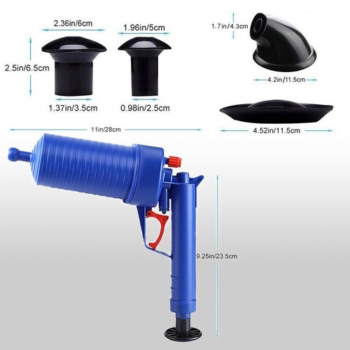 Profi Abflussreiniger Pressluft Rohrreiniger Pumpe Druckluft Rohrreinigung 4Bar - Bild 7 von 16