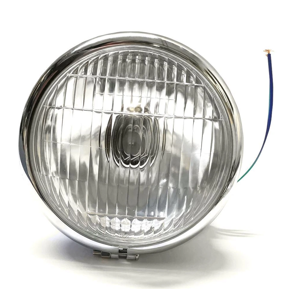 Classic Triumph Motorcycle Side Mount style Bates Headlamp 5 3/4'' - Image 3 of 3
