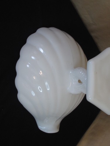 Westmoreland Milk Glass Stemmed Compote W/ Spout Koi - Picture 3 of 7