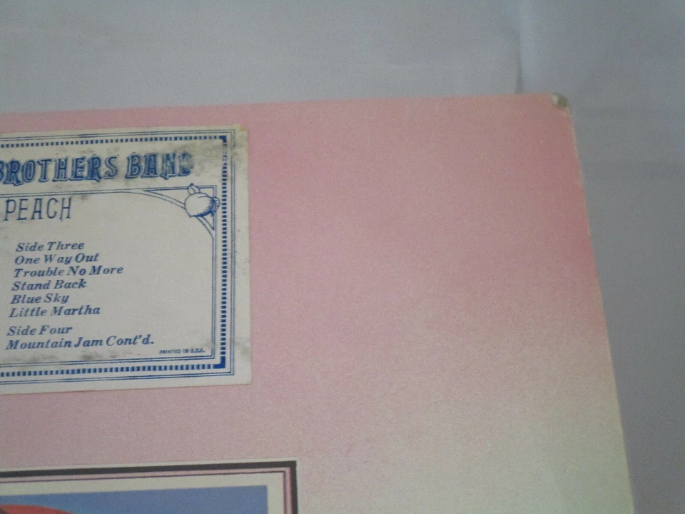 Allman Brothers Eat A Peach Sealed Vinyl Records LP Album USA 1972 Orig Hype Sti - Image 4 of 4