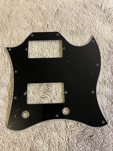 USA Gibson SG Standard Model Black 5 Ply PICKGUARD American SG Full Batwing