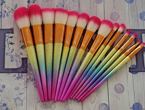 Brosses de maquillage Premium Synthétique Fondation de la poudre 14 Ensemble de pinceaux Pcs