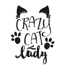 Crazy Cat Lady Vinyl Decal