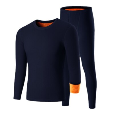 Double layer Plush thickening Thermal Underwear for Men Resist the cold 