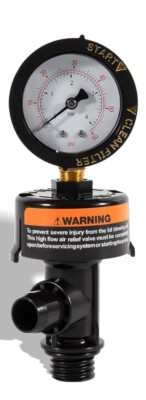 For Pentair 98209800 Air Relief Valve Assembly WITH GAUGE  