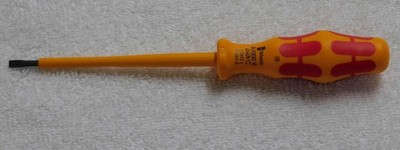 Wera Kraftform 1060 i VDE Slotted 0.6 x 3.5 x 100 mm NEW Insulated Screwdriver