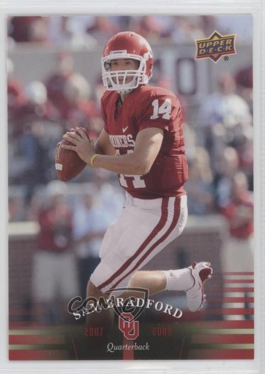 2011 Upper Deck University of Oklahoma Sam Bradford #74 0q1p