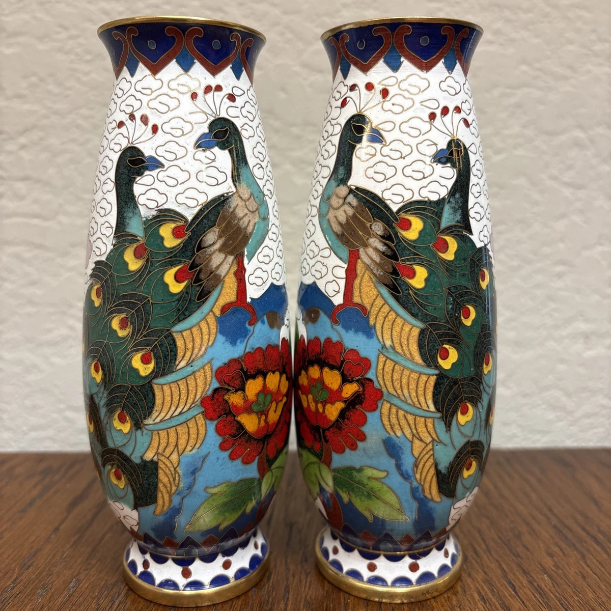 孔雀花瓶中国古董花瓶| eBay