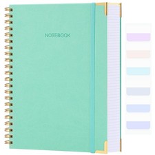 Graph Paper Notebook, 8.5" x 11" Spiral Notebook, 300 Page Hardcover Graphing...