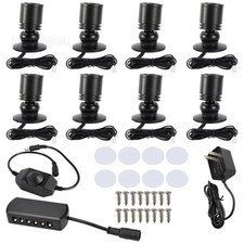 Dimmable LED Mini Spotlight Jewelry Showcase Pack-8,Daylight 6400k