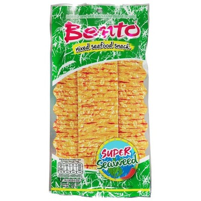 Bento Fish Snack Seafood Snack Super Seaweed Geschmack 20g Bento Fisch Snack